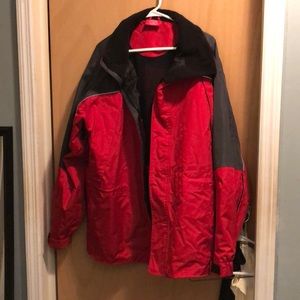 Mens waterproof shell jacket